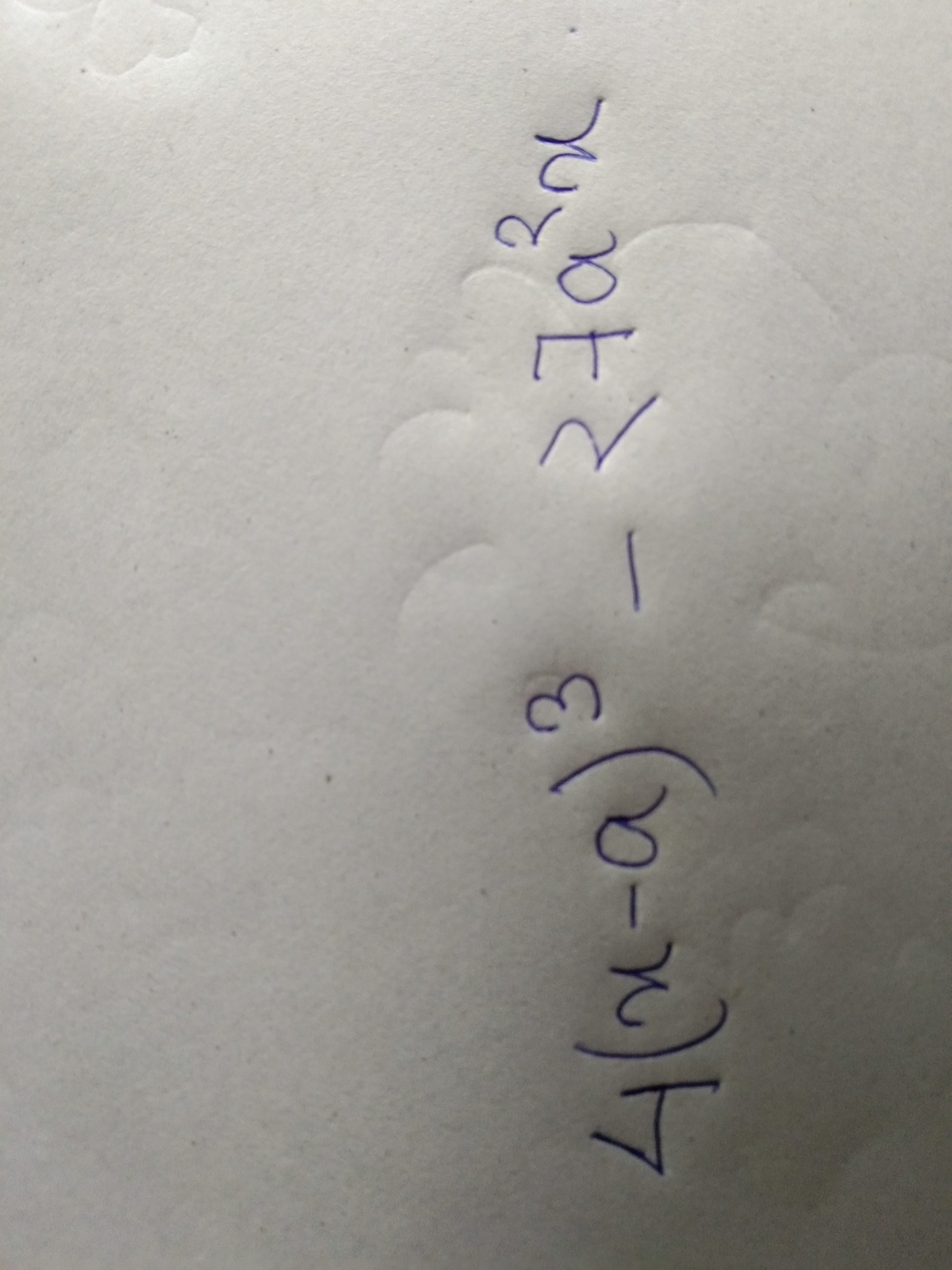 Question image for 4(x-a)^3-27a^2x Please help me with this factoris